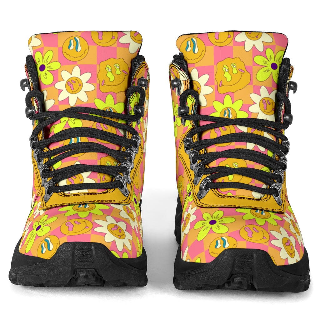 Crazy Flowers - Alpine Boots Shoezels™