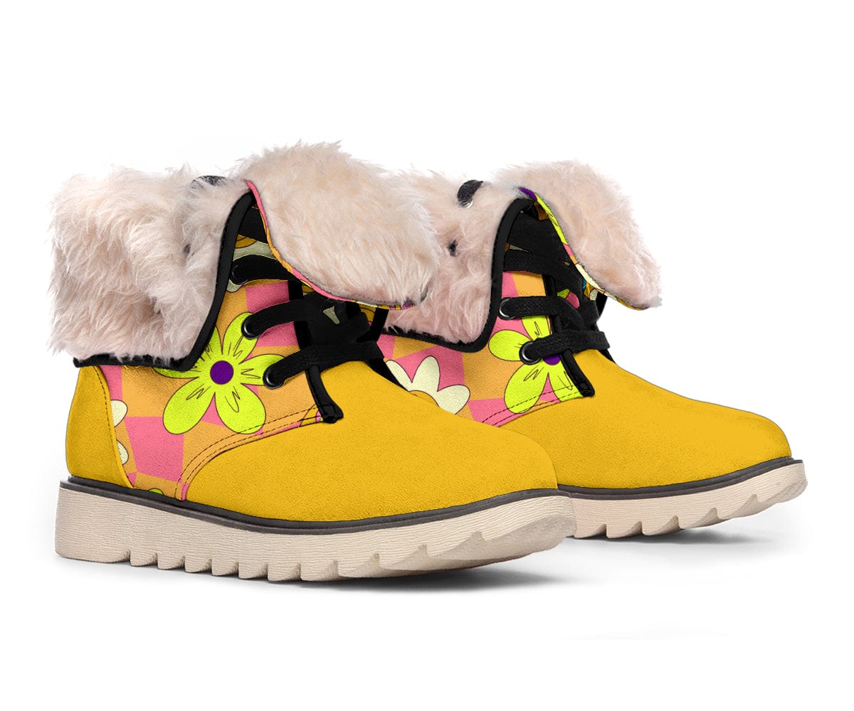 Crazy Flowers - Winter Boots Shoezels™