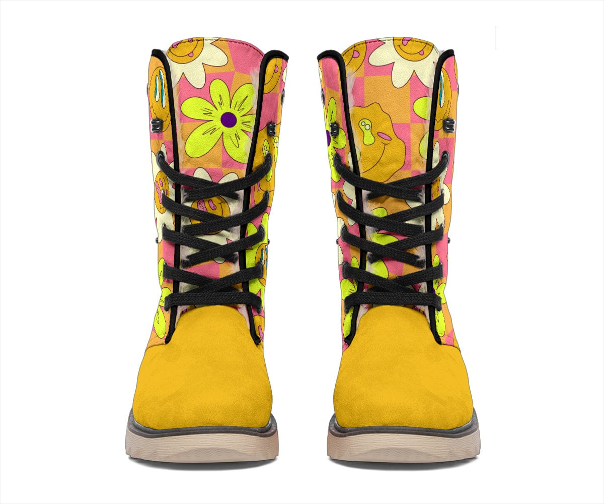 Crazy Flowers - Winter Boots Shoezels™