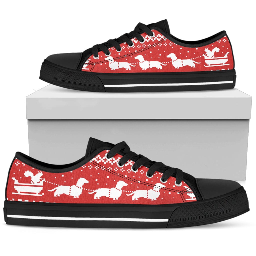 Dachshund  Christmas - Low Tops Shoezels™