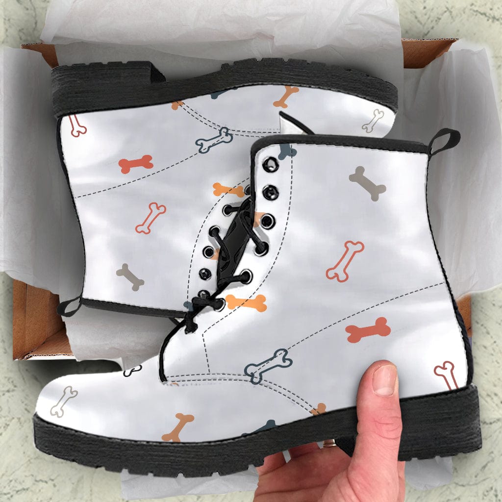 Dog Bones - Cruelty Free Leather Boots Shoezels™