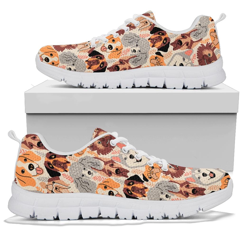 Dog Face - Sneakers (Black or White Sole) Shoezels™