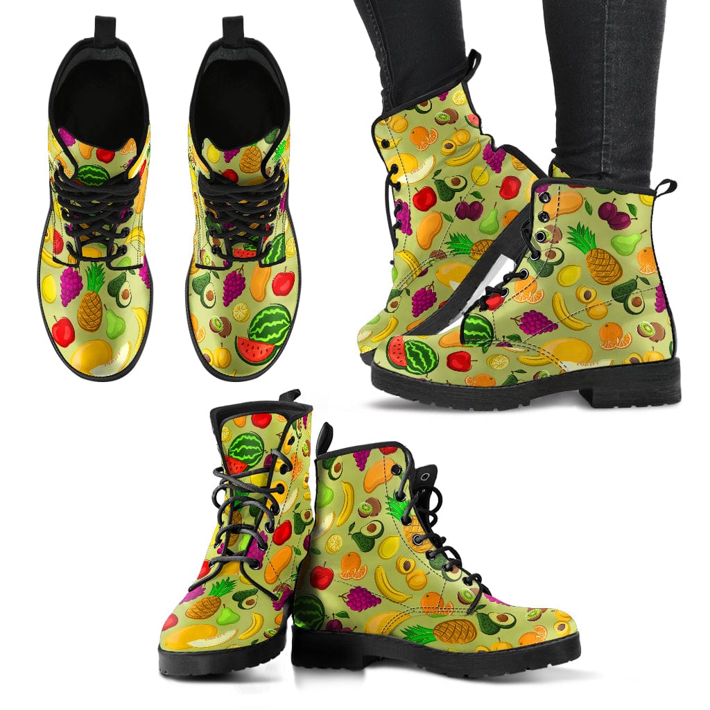 Fruit Salad - Cruelty Free Leather Boots Shoezels™