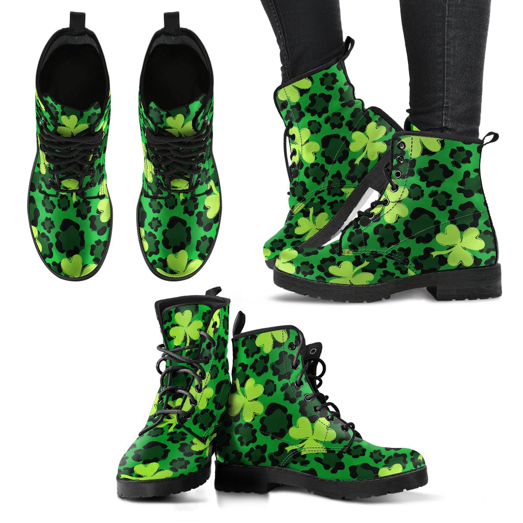Green Clover - Leather Boots Shoezels™