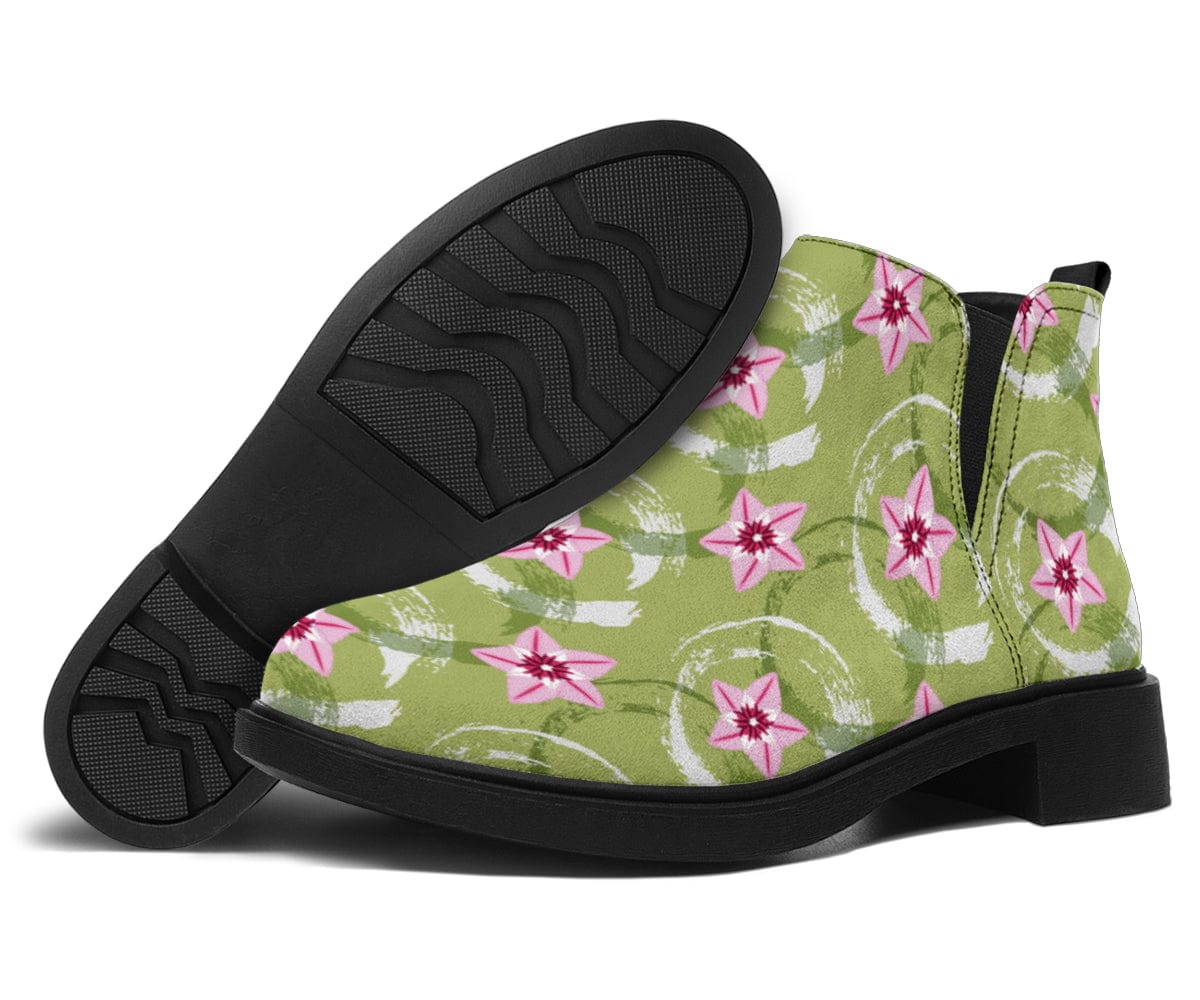 Green Floral Balls - Fashion Boots Shoezels™