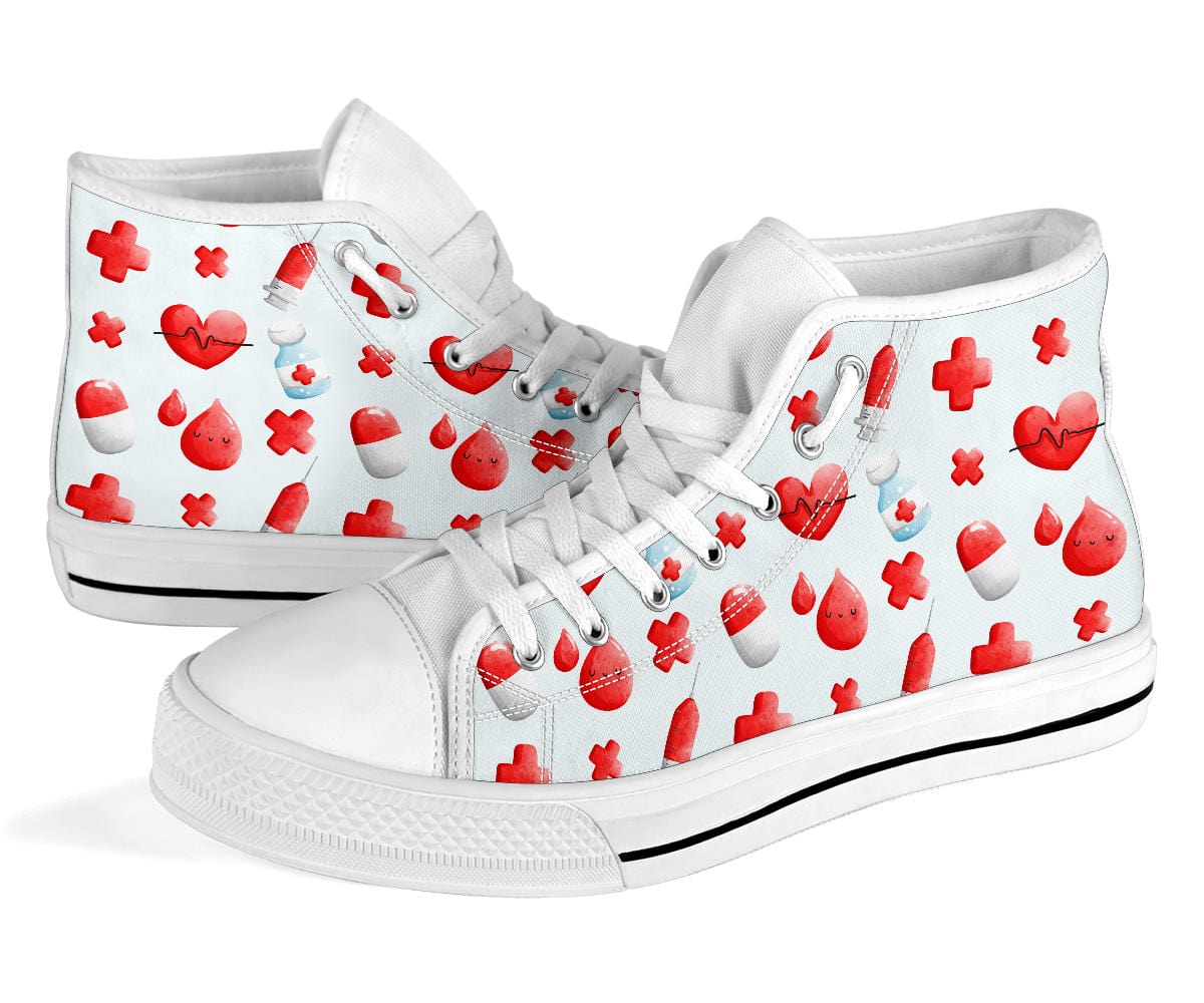 Happy Blood - High Tops (Black or White) Shoezels™