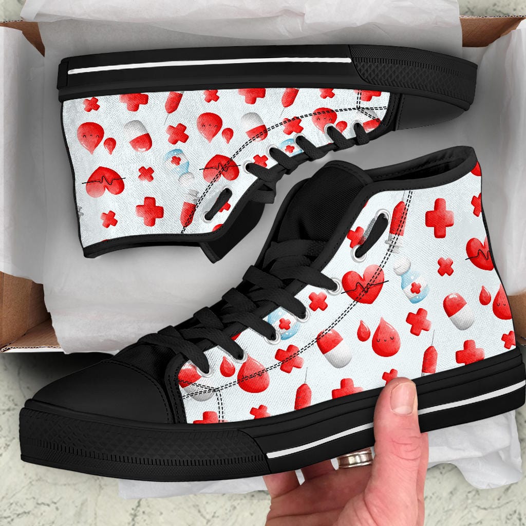 Happy Blood - High Tops (Black or White) Shoezels™