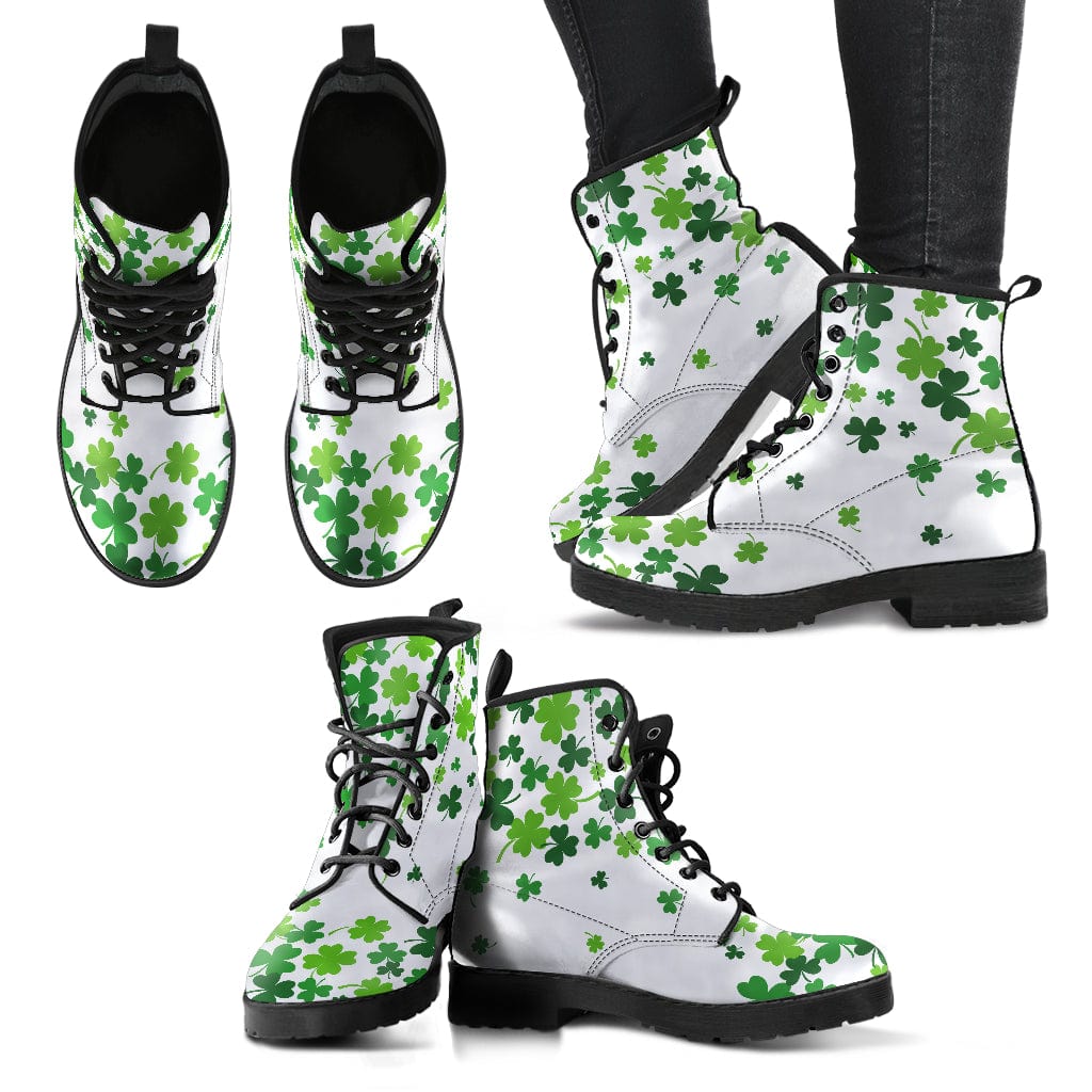 Lucky Clover - Cruelty Free Leather Boots Shoezels™