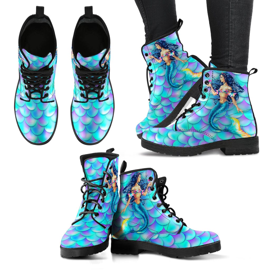 Mermaid 1 Cruelty Free Leather Boots