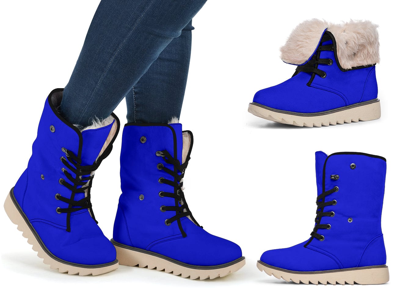 Overtly Blue Winter Boots
