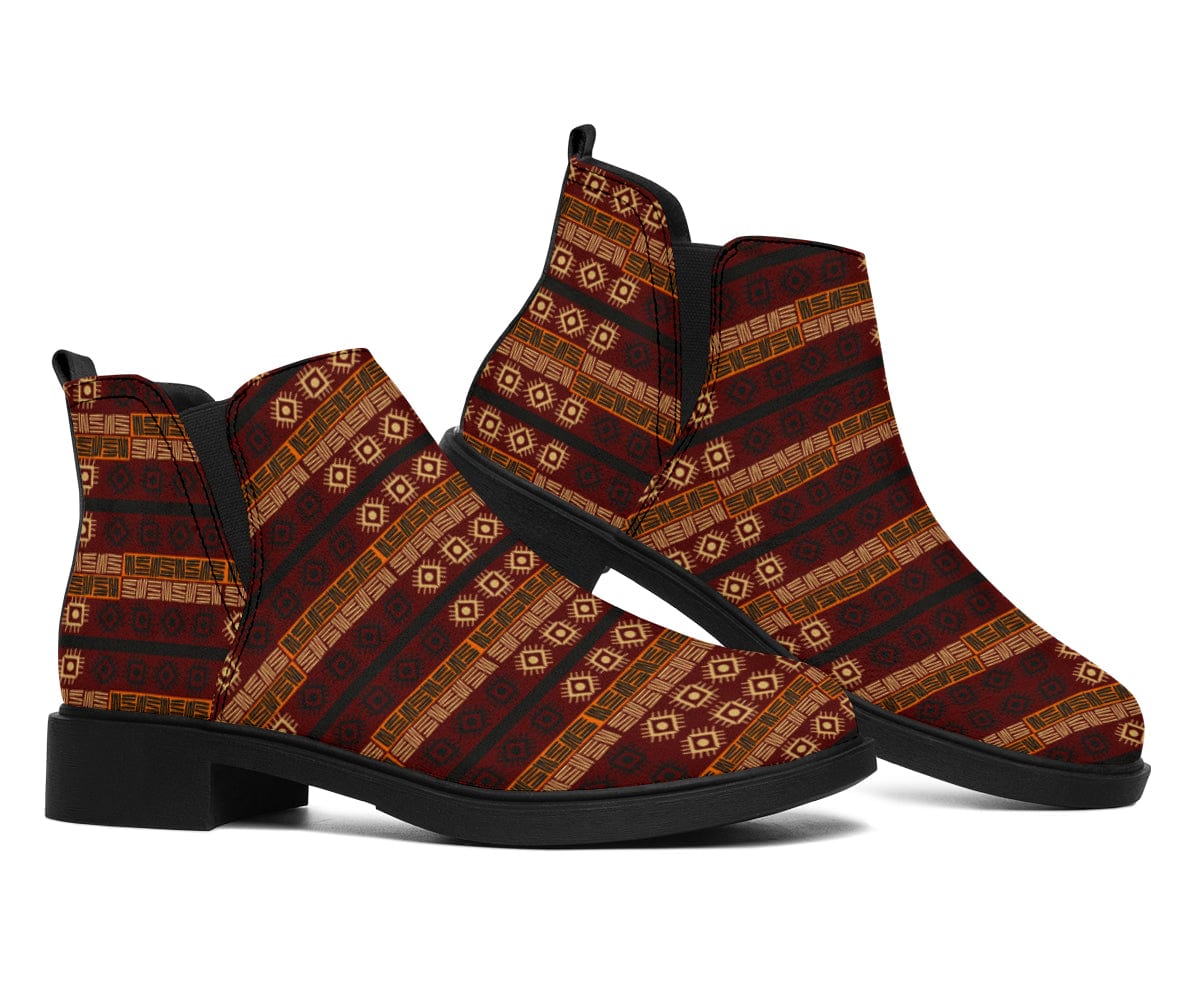 Shoe African Tribal Pattern Fashion Boots