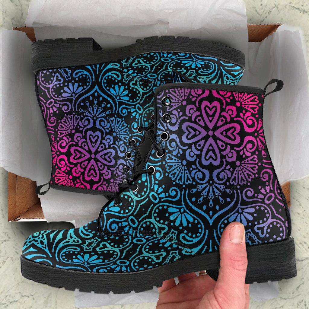 Shoe Bohemian Rainbow Cruelty Free Leather Boots