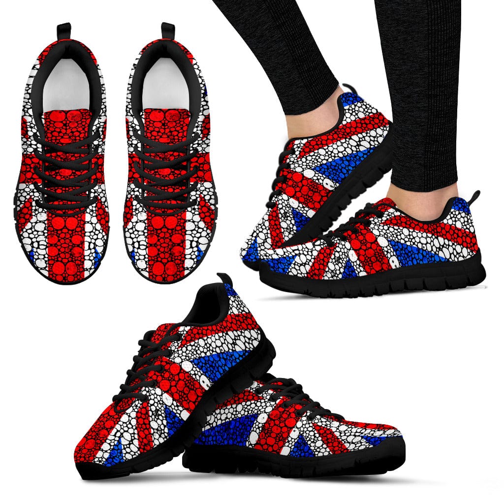Shoe Britain Flag Women's Sneakers
