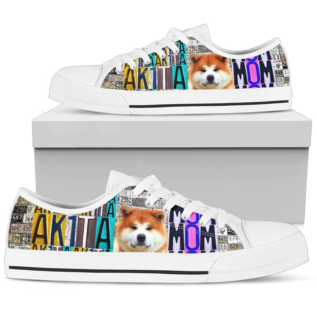 Akita Mom - Low Tops Shoezels™ Shoes | Boots | Sneakers