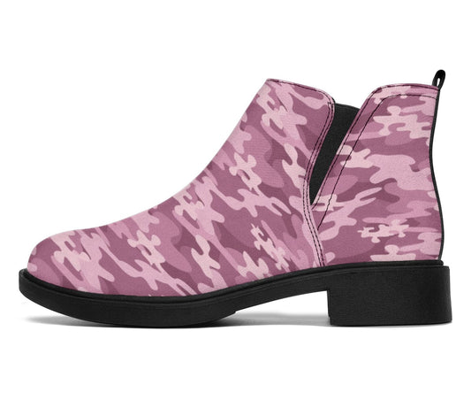 Berry Camouflage - Fashion Boots