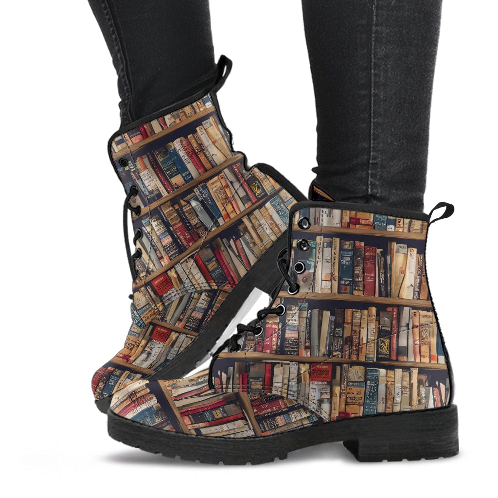 Book Reader - Leather Boots Shoezels™ Shoes | Boots | Sneakers