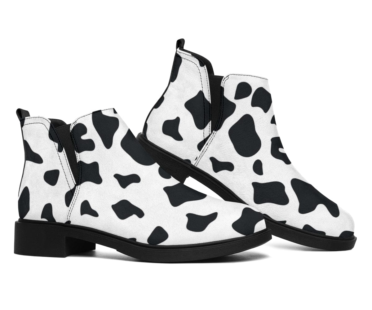 Cow Pop Art - Suede Boots