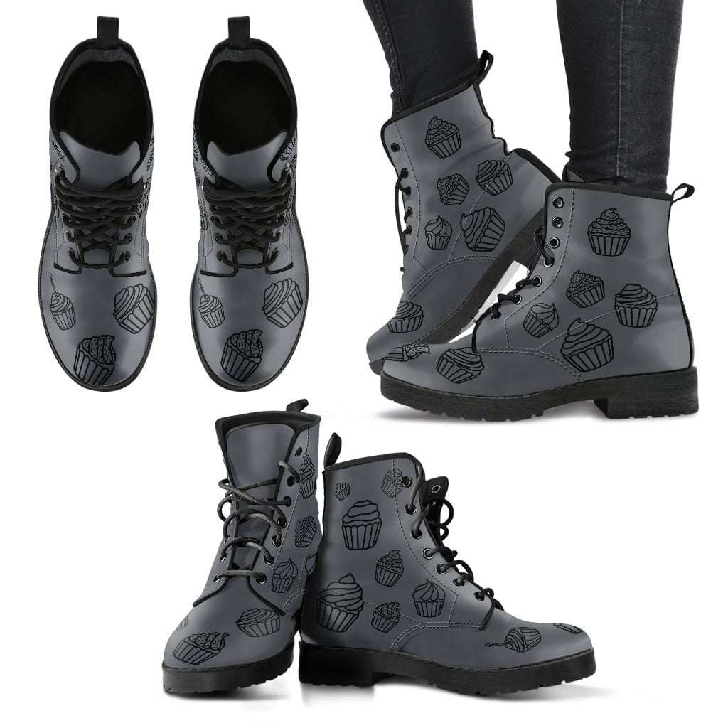 Cupcake - Cruelty Free Leather Boots Shoezels™ Shoes | Boots | Sneakers