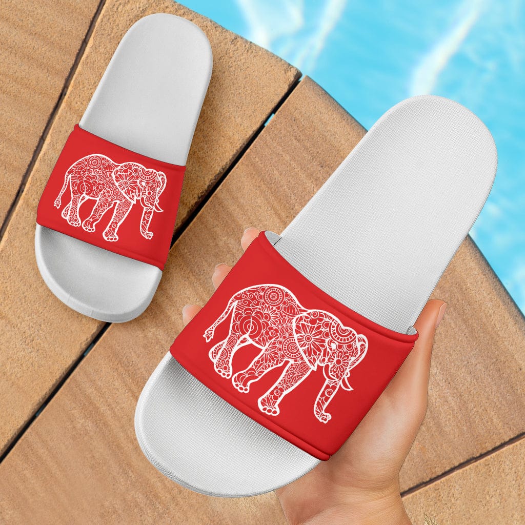 Elephant Mandala - Slider Shoes