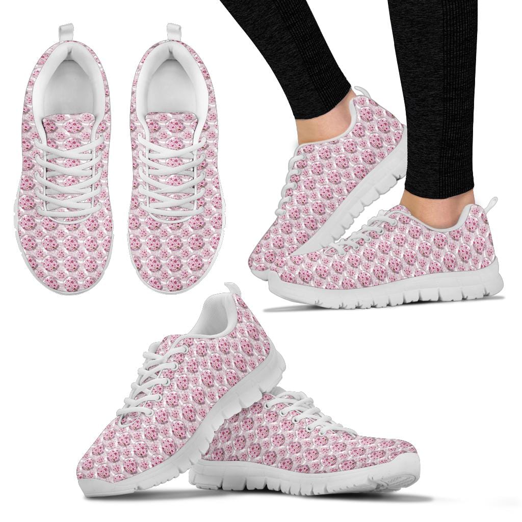 Floral Pink Ball - Sneakers Shoezels™ Shoes | Boots | Sneakers