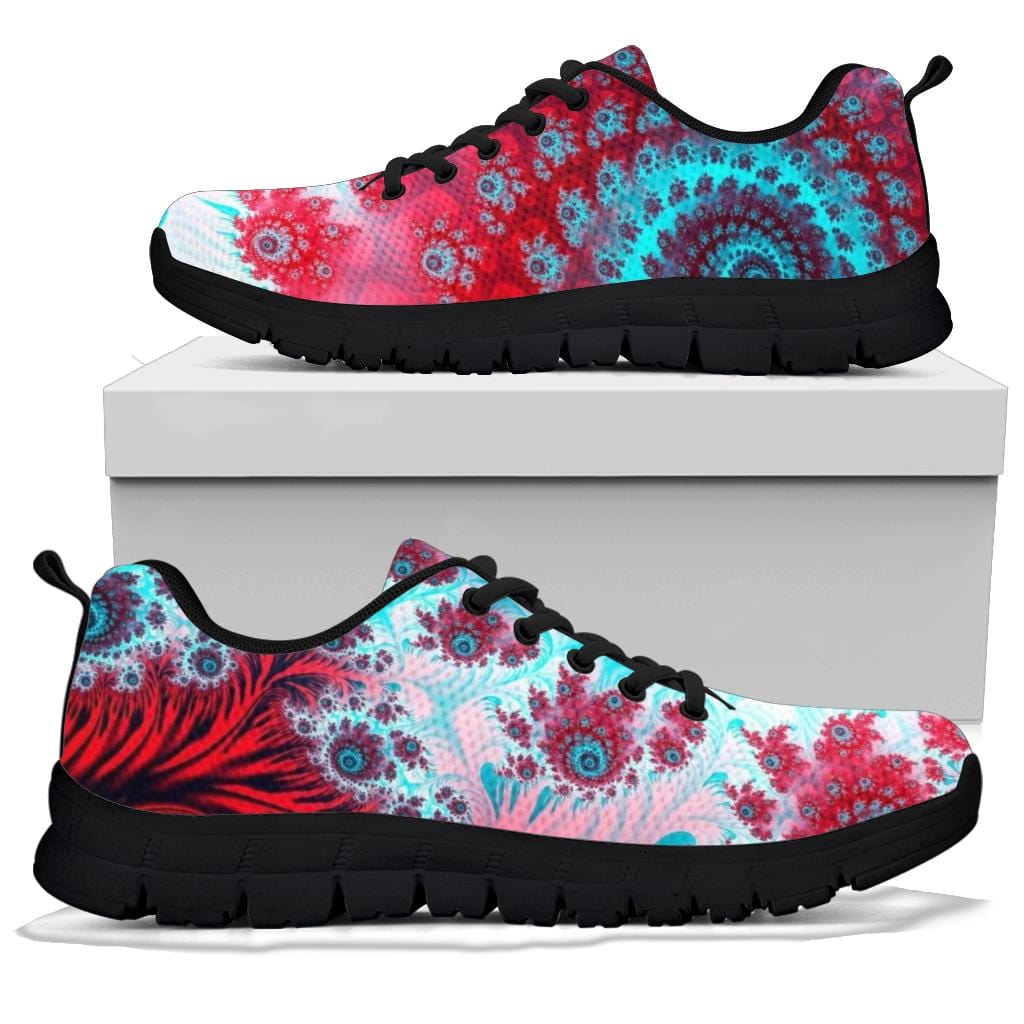 Floral Spiral - Sneakers Shoezels™ Shoes | Boots | Sneakers