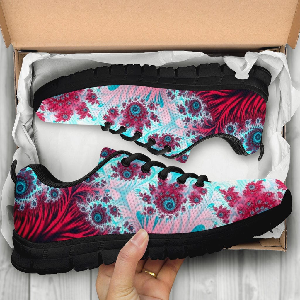 Floral Spiral - Sneakers Shoezels™ Shoes | Boots | Sneakers