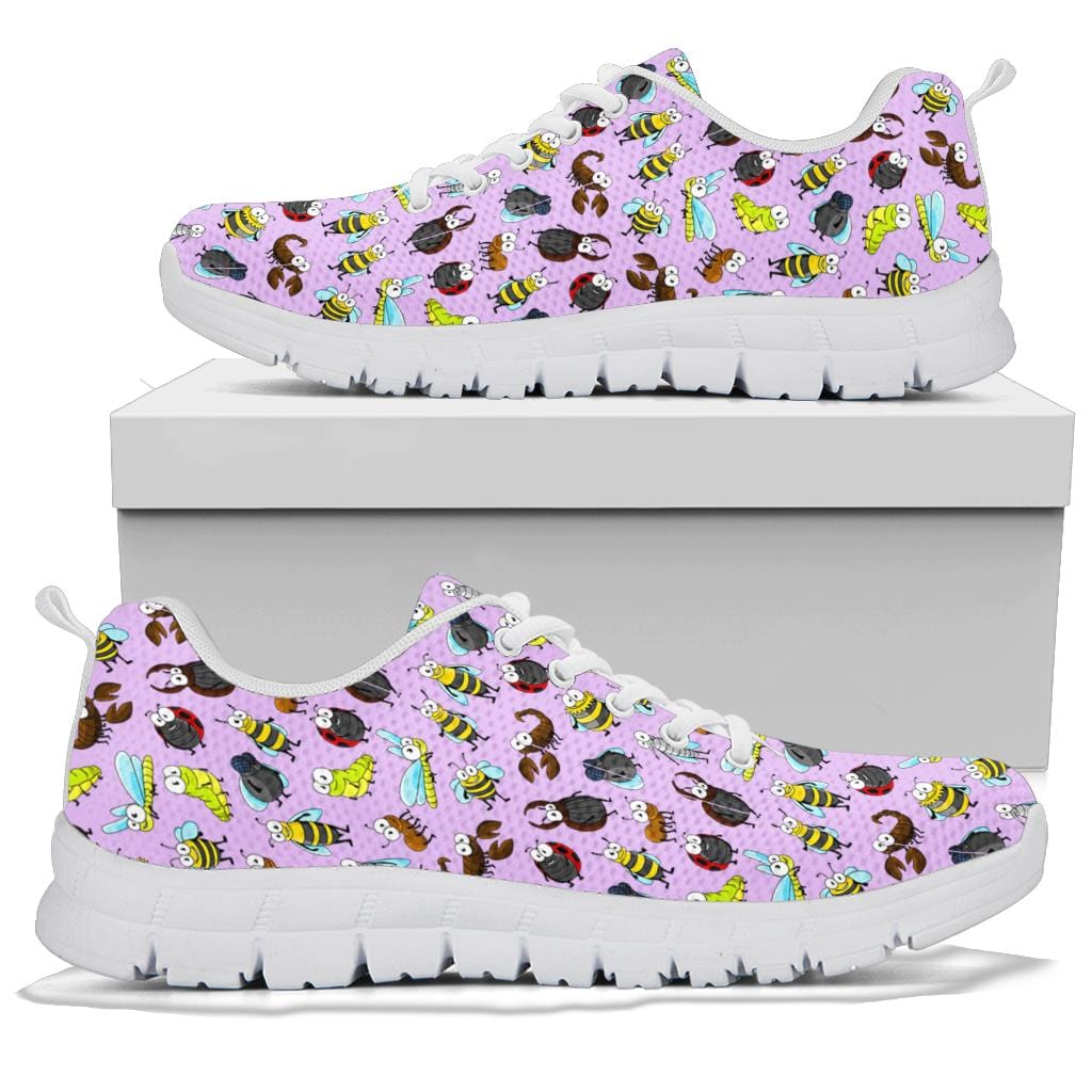 Happy Bugs - Sneakers (White or Black Sole) Shoezels™ Shoes | Boots | Sneakers