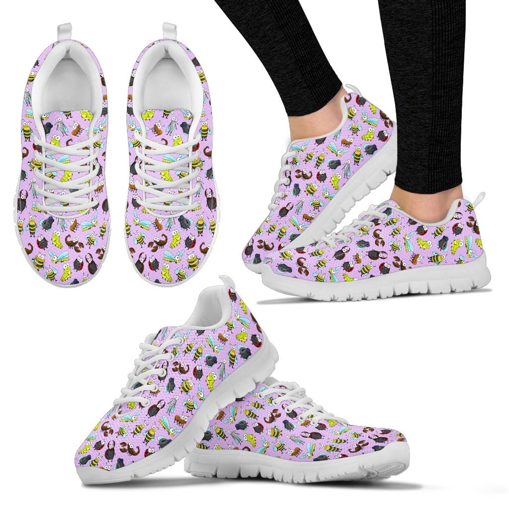 Happy Bugs - Sneakers (White or Black Sole) Shoezels™ Shoes | Boots | Sneakers