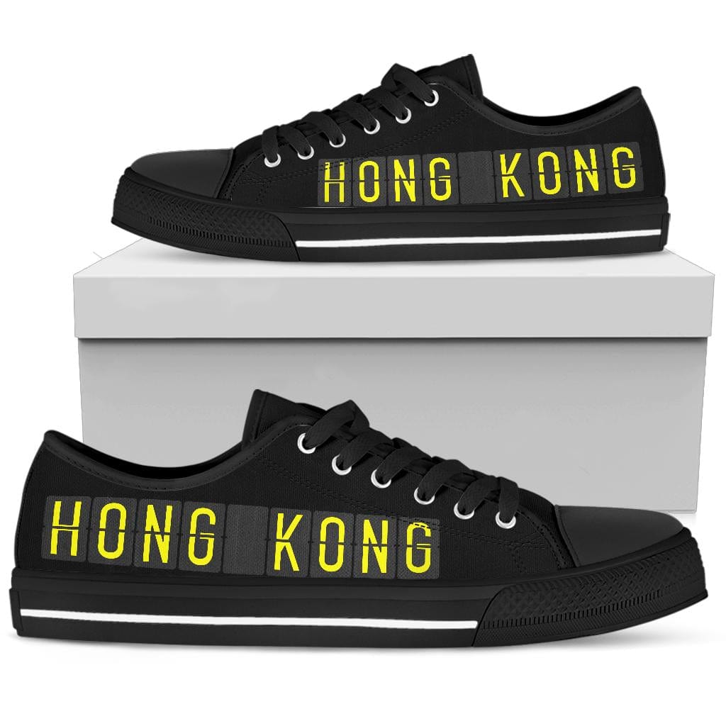 HONG KONG (Black)  - Low Tops Shoezels™ Shoes | Boots | Sneakers
