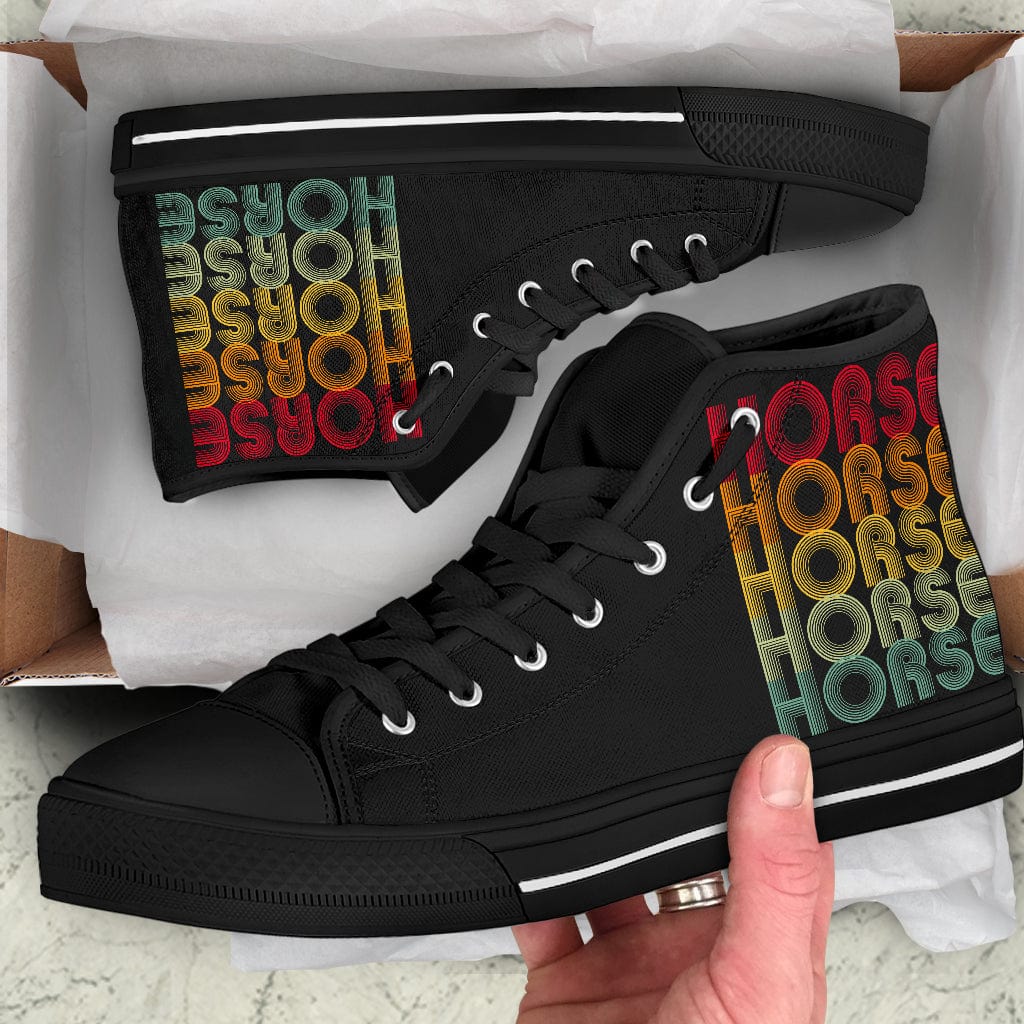 Horse Words - High Tops Shoezels™ Shoes | Boots | Sneakers