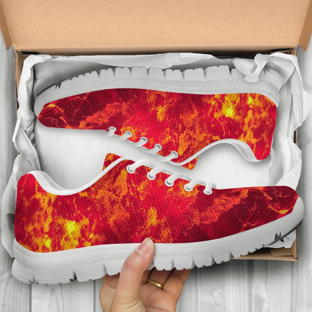 Lava Molten - Sneakers (White Soles) Shoezels™ Shoes | Boots | Sneakers