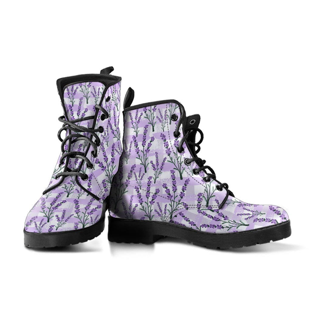 Lavender - Cruelty Free Leather Boots Shoezels™ Shoes | Boots | Sneakers