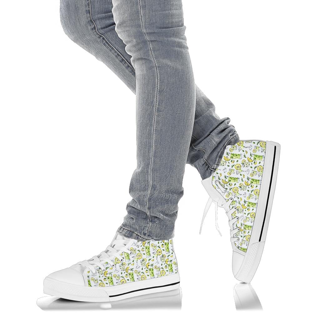 Lime Cocktails - High Tops Shoezels™ Shoes | Boots | Sneakers