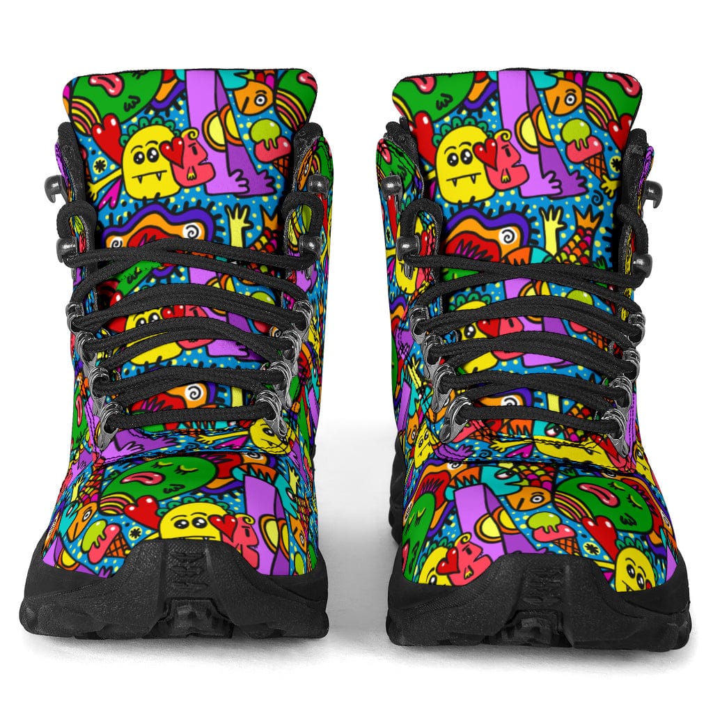 Monster Doodle - Alpine Boots Shoezels™ Shoes | Boots | Sneakers