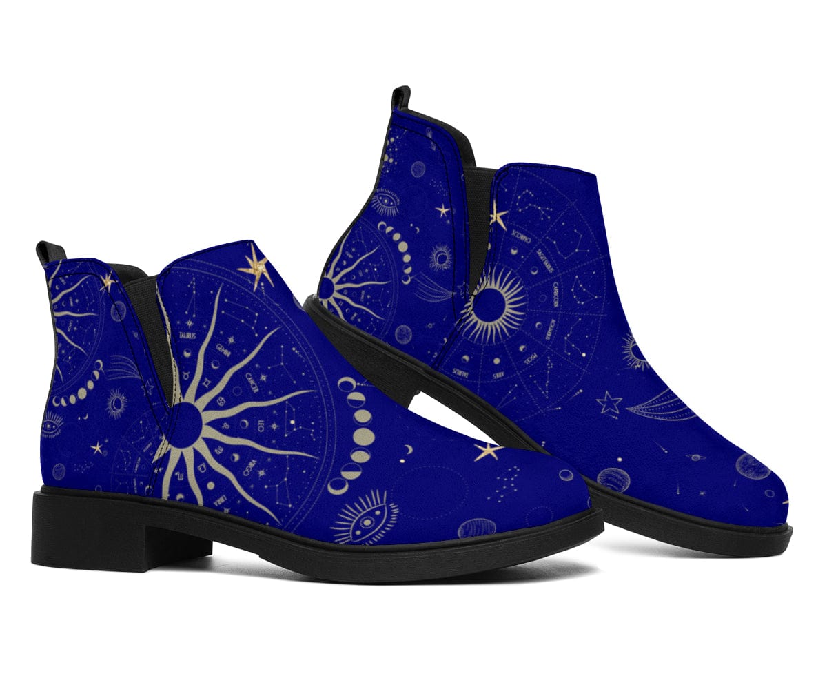 Moon and Planets - Fashion Boots Shoezels™ Shoes | Boots | Sneakers