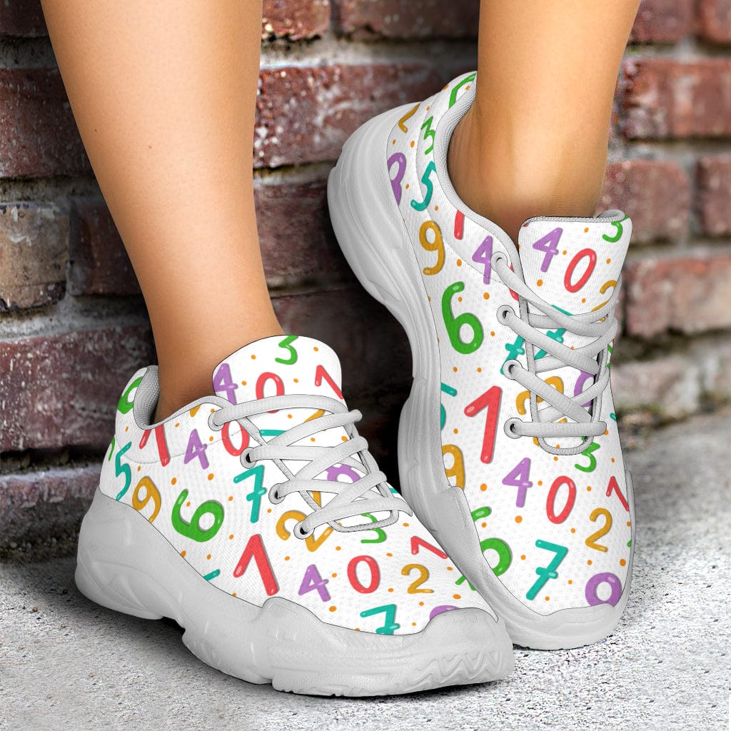 Numbers - Chunky Sneakers Shoezels™ Shoes | Boots | Sneakers