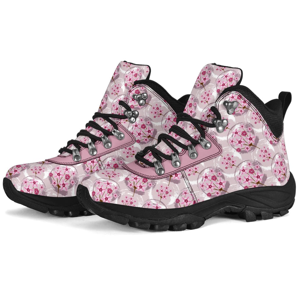 Pink Floral Ball - Alpine Boots Shoezels™ Shoes | Boots | Sneakers