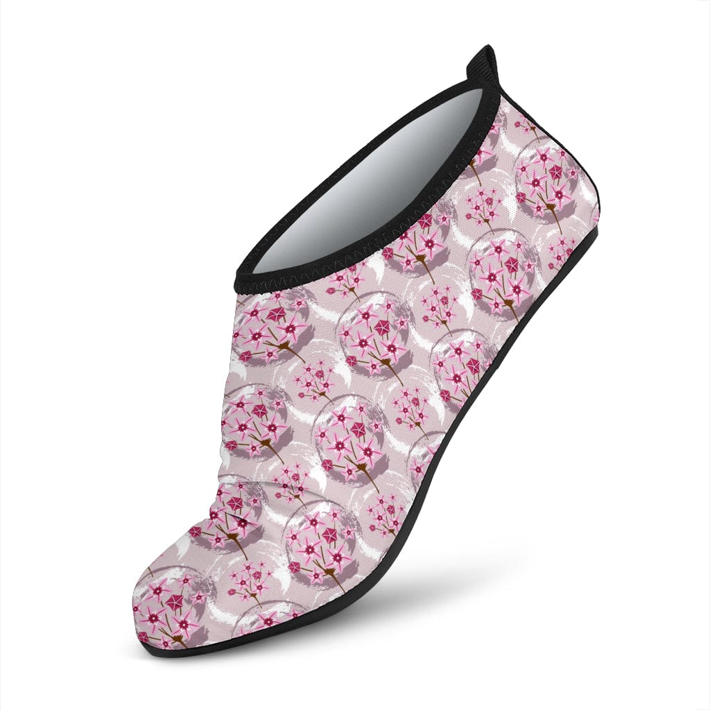 Pink Floral Balls - Aqua Shoes Shoezels™ Shoes | Boots | Sneakers