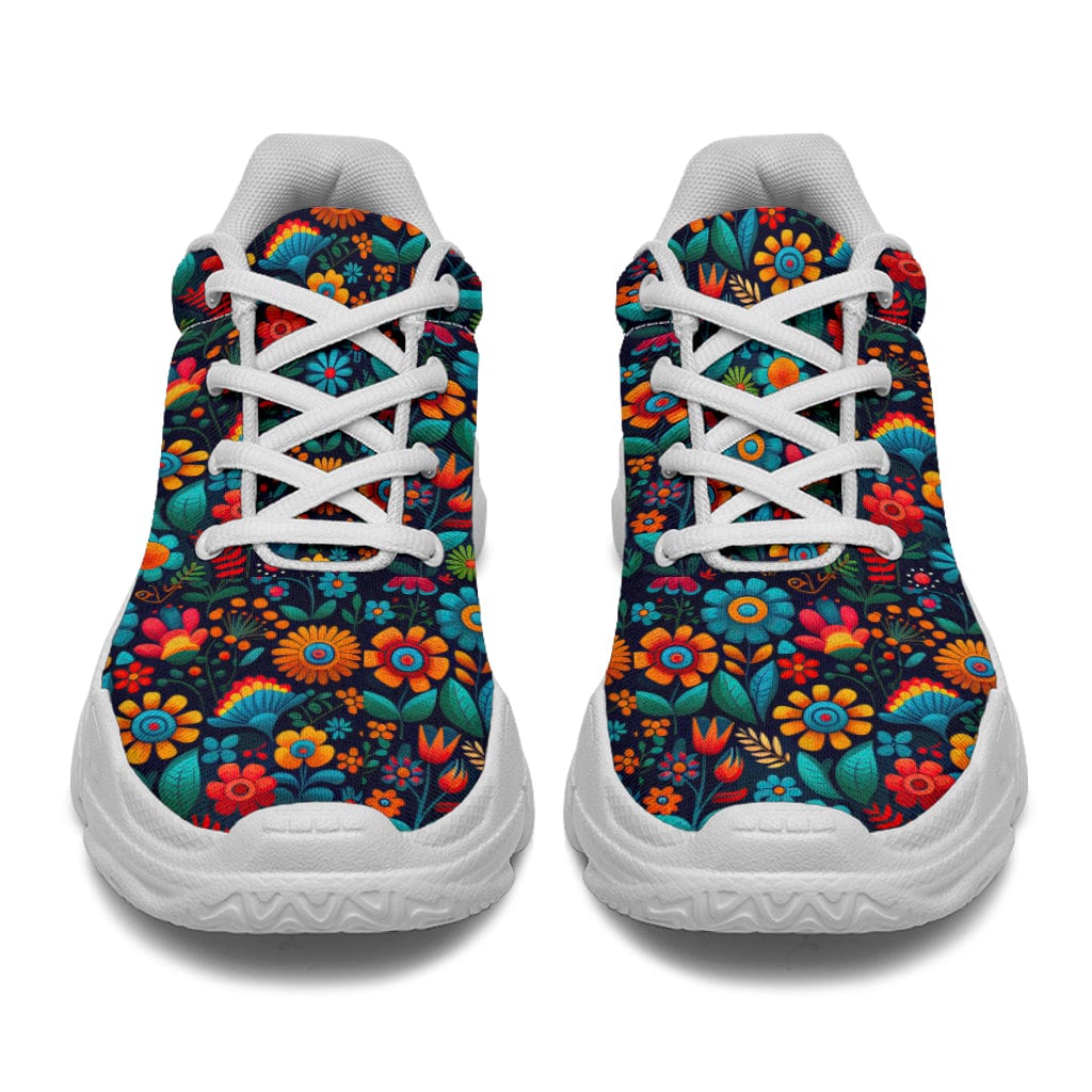 Pretty Petals - Chunky Sneakers Shoezels™ Shoes | Boots | Sneakers