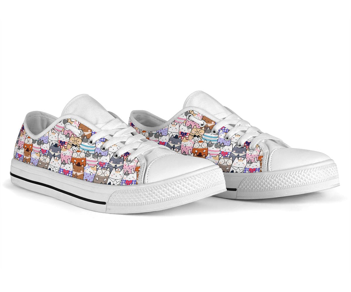 Sassy Cat - Low Tops Shoezels™ Shoes | Boots | Sneakers