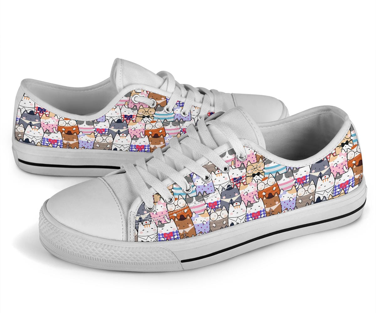 Sassy Cat - Low Tops Shoezels™ Shoes | Boots | Sneakers