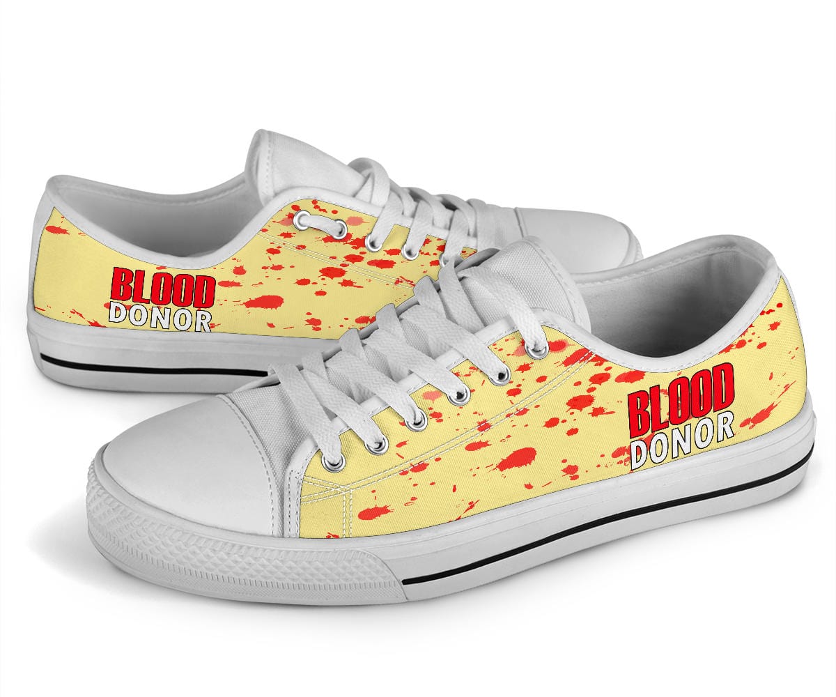 Shoe Blood Donor - Low Tops Shoezels™ Shoes | Boots | Sneakers