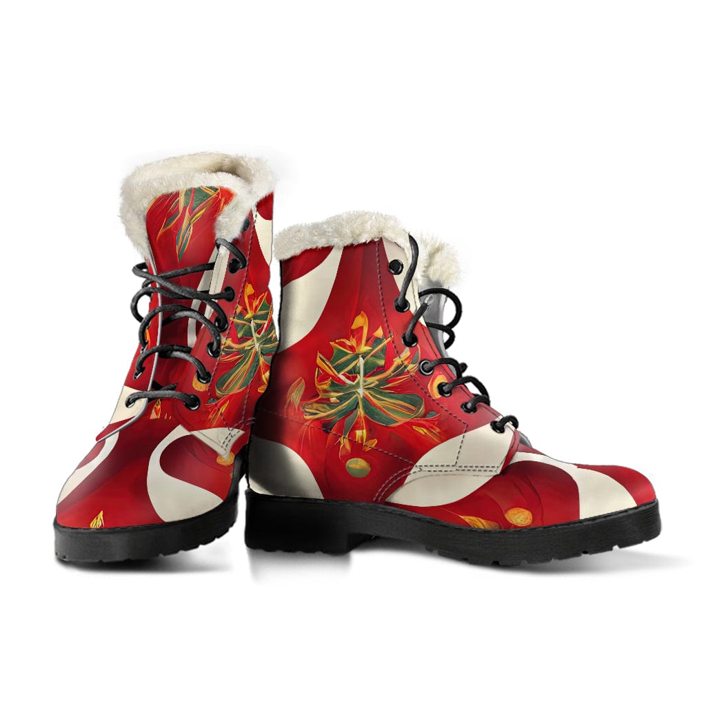 Shoes A Very Abstract Christmas - Cruelty Free Fur Lined Boots