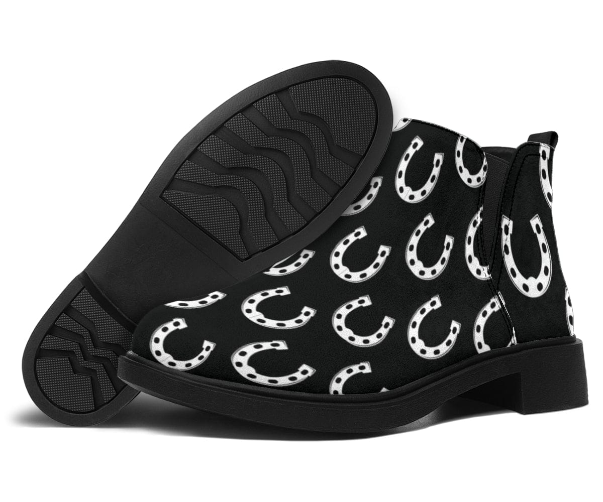 Shoes Black Horseshoe - Fashion Boots Shoezels™ Shoes | Boots | Sneakers