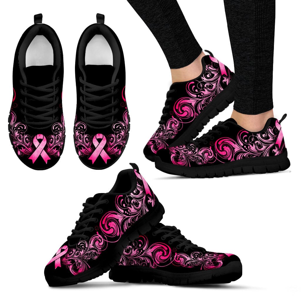 Shoes Breast Cancer Awareness Pink Ribbon Women's Sneakers