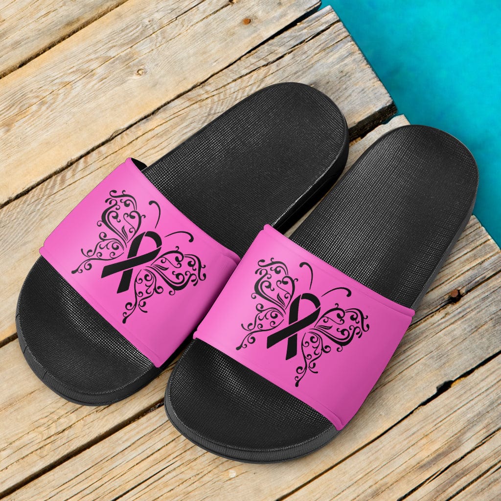 Shoes Cancer Awareness - Slider Shoes