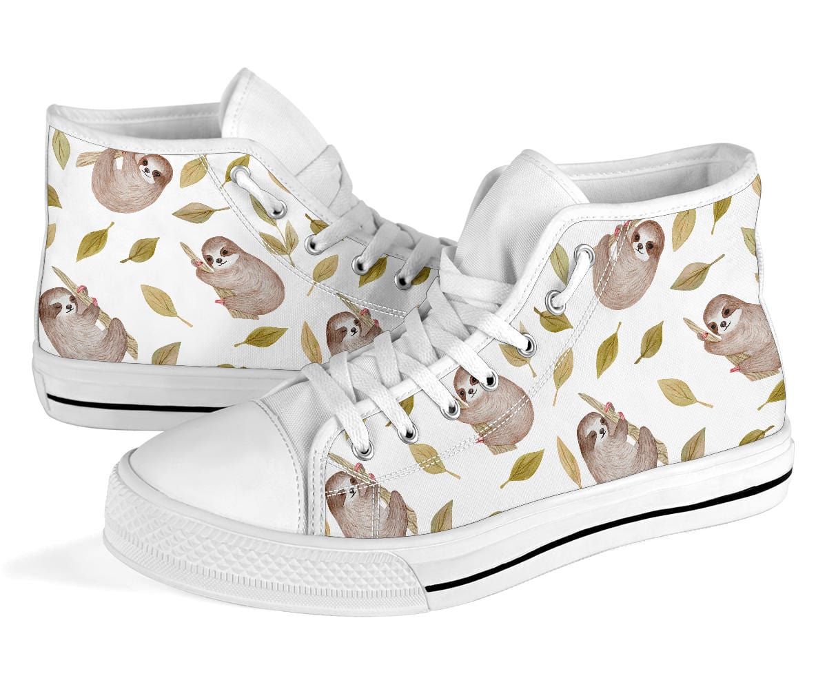 Shoes Cute Sloth - High Tops