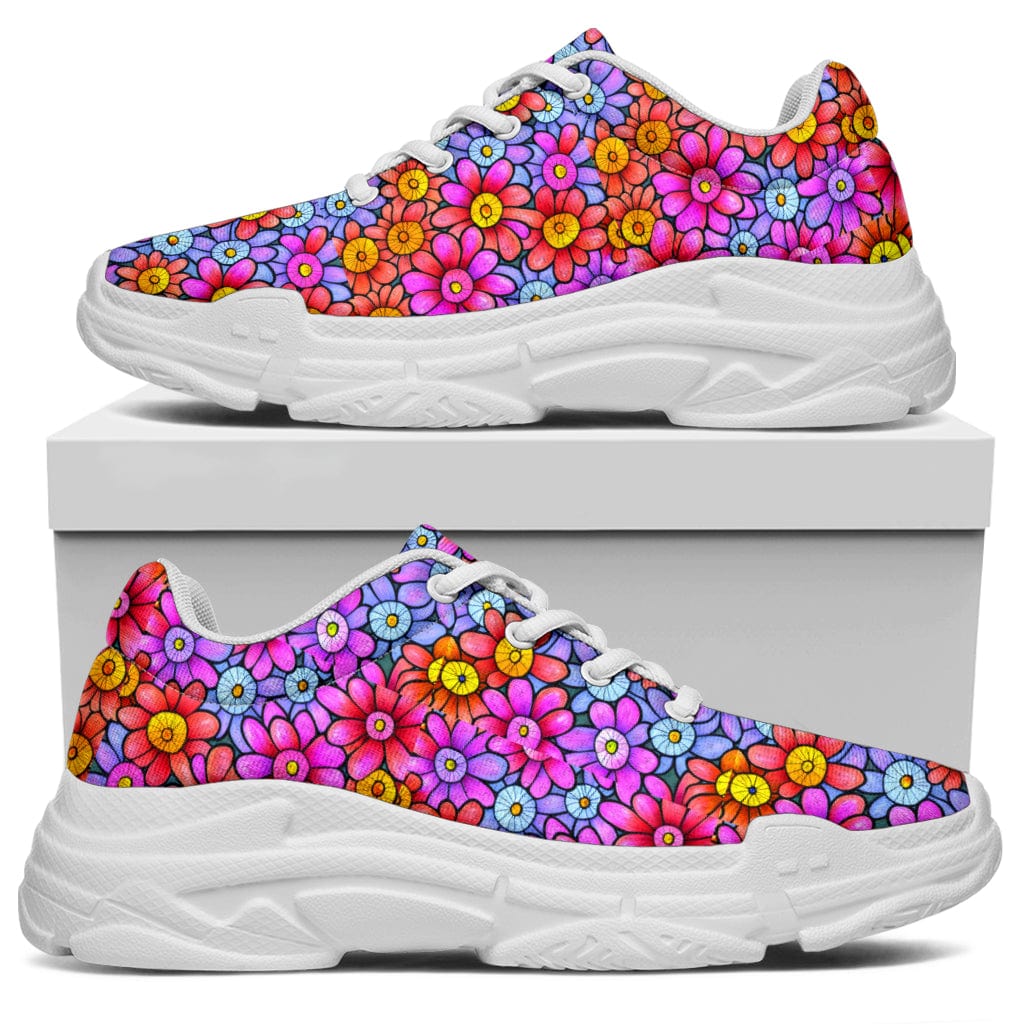 Shoes Flowers - Chunky Sneakers Shoezels™ Shoes | Boots | Sneakers