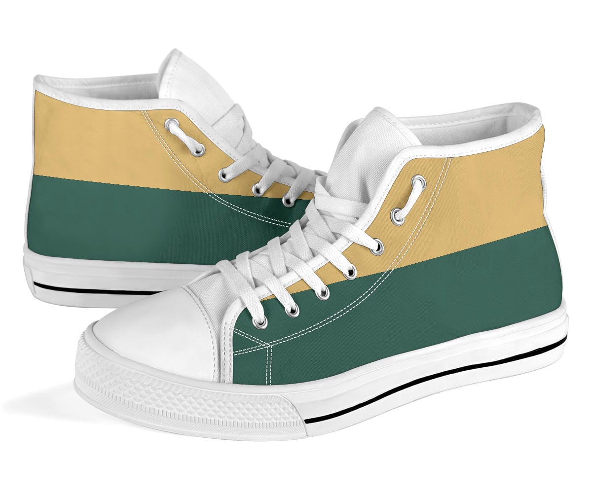 Shoes Green & Cream - High Tops