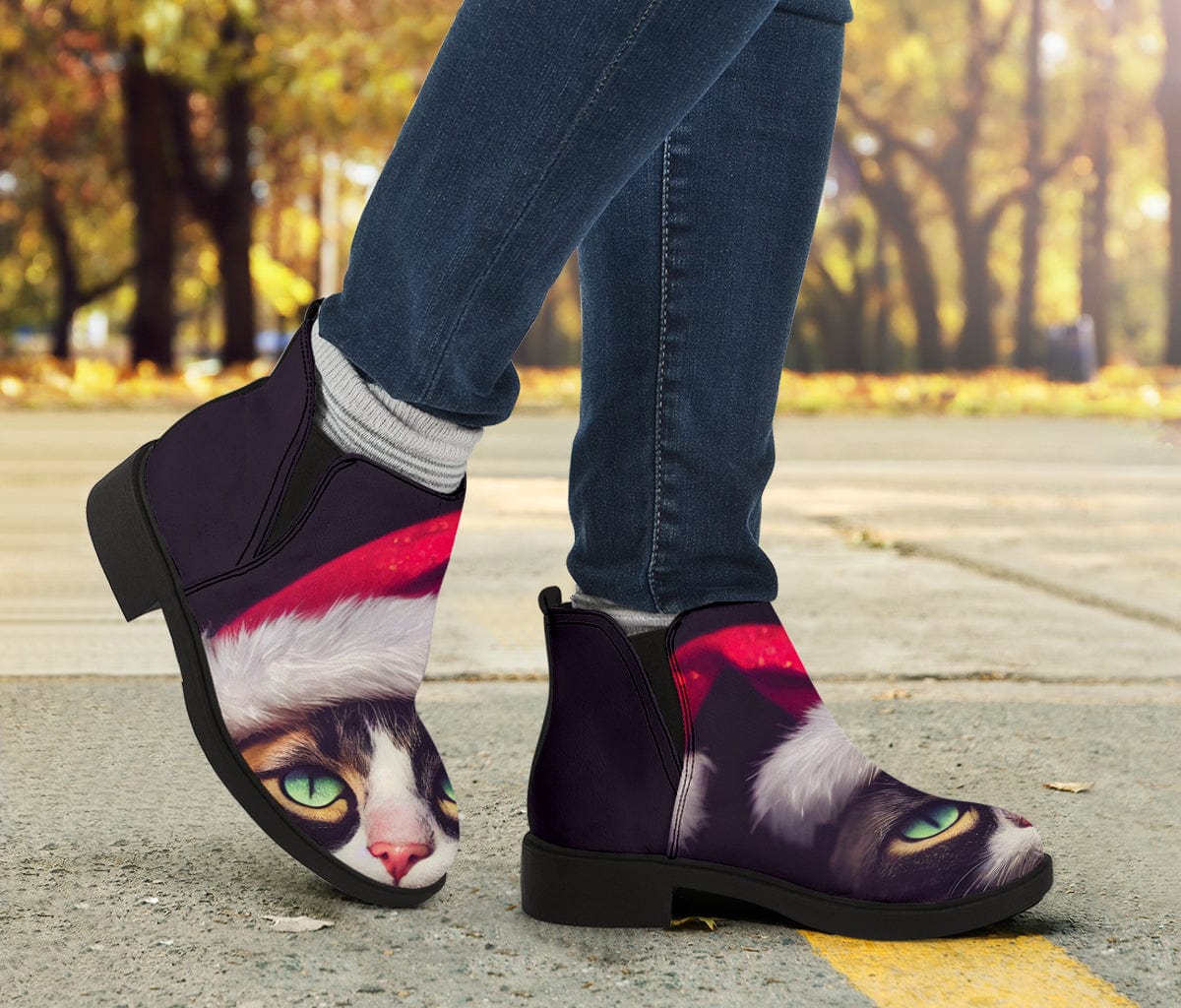 Shoes Kitty Cat Christmas - Fashion Boots